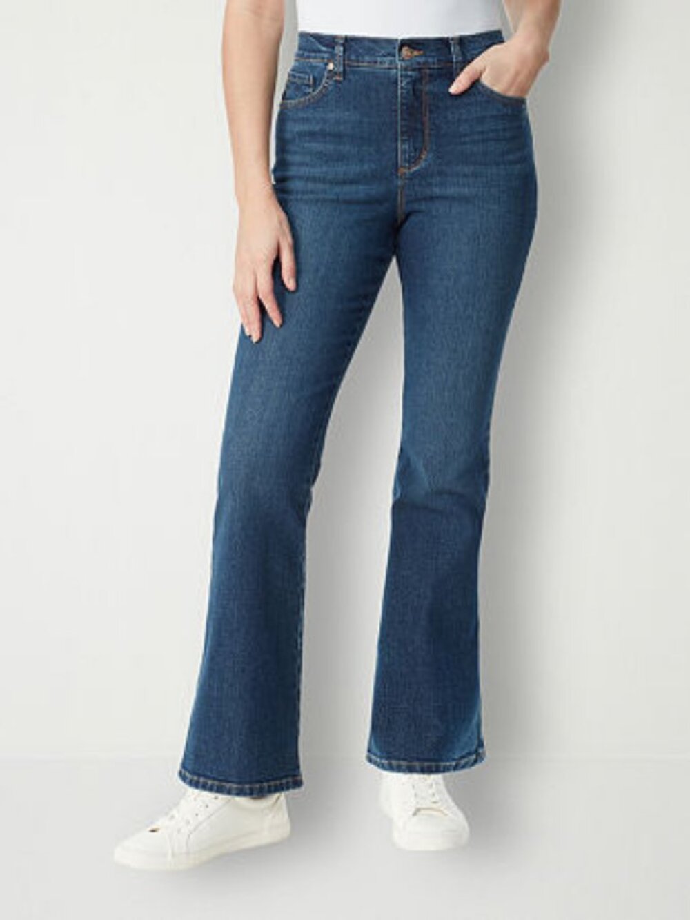 Petite Gloria Vanderbilt Amanda Bootcut Jeans, Women's, Size: 6P, Mead (blue)